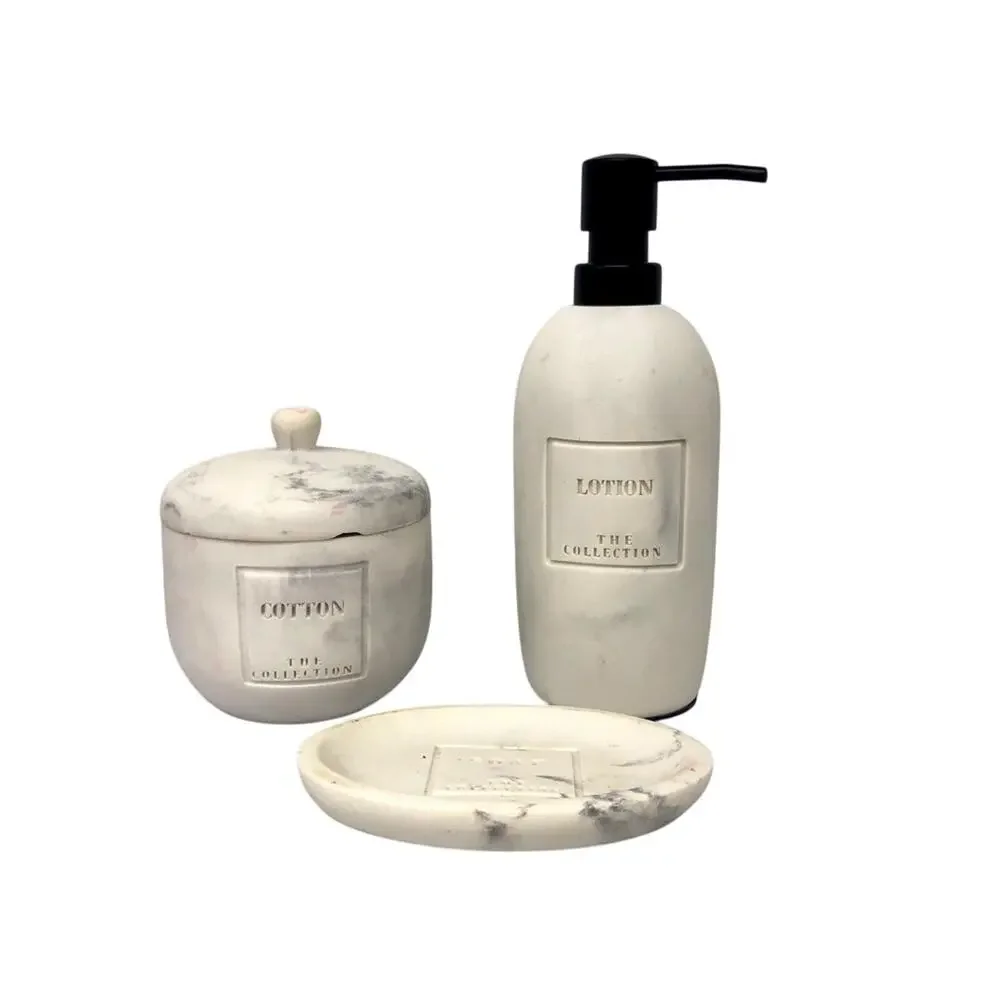 The Collection Bathroom Containers set of 3